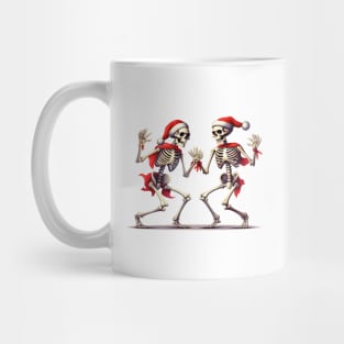 skeleton Santa Claus Mug